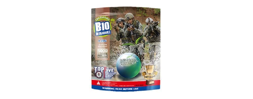 Amazon | G&G バイオBB弾 0.20g 1KG 5000shot ダークアース G-07